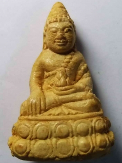 รหัสสินค้า พระไม่ทราบที่ 016 พระกริ่งเนื้อผง ไม่ทราบที่ พระองค์นี้เป็นกริ่งใบ้นะครับ เขย่าไม่ดัง พระรายการนี้ให้เช่าบูชาแล้ว