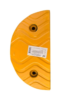 YAMADA หัวปิดยางชะลอความเร็ว35x17.5x5cm สีเหลือง YMD-Y1 (แถมพุก 2 ตัว)