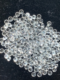 ไวท์โทปาสกลม 2.25 มม. 5 กะรัต