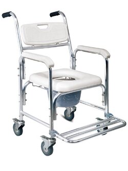 เก้าอี้นั่งถ่าย มีล้อ รุ่น Y614L (รุ่นยอดนิยม)