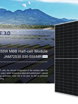 แผงโซล่าเซลล์ 550W Mono JA SOLAR
