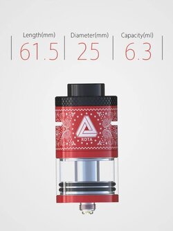 แก้วอะไหล่ ไม่มีอะตอม Glass Tube for ijoy Limitless plus RDTA