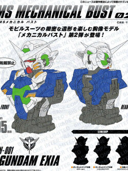<Preorderปิดรับวันที่ 6/11/2022 >เปิดรับPreorder มีค่ามัดจำ 100 บาท GUNDAM MS MECHANICAL BUST 02 GUNDAM EXIA