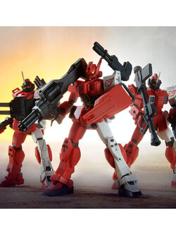 (Preorderปิดรับที่ 4 คิว )เปิดรับPreorder มัดจำ 1500 บาท P-bandai HG 1/144 Red Giant 03rd MS Team Set