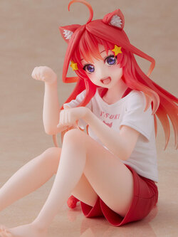 (Preorder ถึงวันที่ 27/7/2023) เปิดรับPreorder มีค่ามัดจำ 100 บาท 451680400 Desktop Cute Figure - Itsuki Nakano (Newley Written Cat Roomwear Ver.)