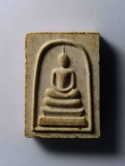 รหัสสินค้า พระสมเด็จ วัดต่างๆ 259 พระสมเด็จเนื้อผง พิมพ์คะแนน วัดเจริญธรรม ถ้ำภูตอง อำเภอเมืองลพบุรี จังหวัดลพบุรี