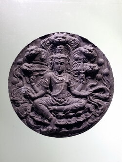 รหัสสินค้า จตุคามรามเทพ 116 จตุคามรามเทพ รุ่นมหาปาฏิหาริย์มั่งมีทรัพย์ เนื้อว่านดำ ขนาด 5.6 cm