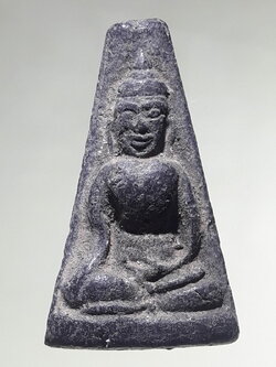 รหัสสินค้า พระเนื้อดิน ผง ว่าน 10498 พระผงสุพรรณเนื้อดินเผาผงใบลาน หลวงปู่สมบุญ วัดตม จ.ปราจีนบุรี