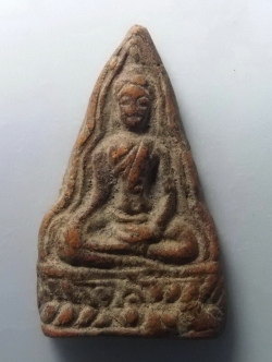 รหัสสินค้า พระกรุ 044 พระพุทธชินราช ซุ้มเส้นคู่ เนื้อดิน กรุโรงทอ จ.พิษณุโลก