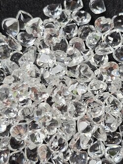 ไวท์โทปาสหัวใจ 5x5mm. 5 กะรัต