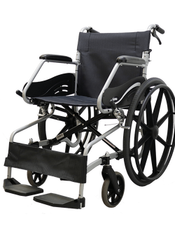 รถเข็นอลูมินัมอัลลอยด์โซม่า SOMA รุ่น SM 150.3 F24 (WheelChair SOMA 150.3 F24) ล้อหลังใหญ่ เหมาะแก่การเดินทาง น้ำหนักเบา แข็งแรงทนทาน ของแท้ รับประกันศูนย์ไทย 1 ปี