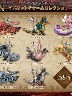 <Preorderภึง 4/11/2025>เปิดรับPreorder มัดจำ 100 บาท MONSTER HUNTER MASCOT CHARM COLLECTION W/O GUM box of 10 ได้ครบ 8 แบบ +2 แบบสุ่มซ้ำ