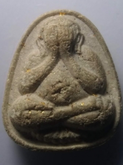 รหัสสินค้า พระปิดตา ทั่วไป 101 พระปิดตาเนื้อผงพุทธคุณ หลวงพ่อมาลัย วัดบางหญ้าแพรก จังหวัดสมุทรสาคร