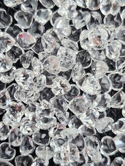 พลอยไวท์โทปาสหัวใจ 4 มม. 5 กะรัต