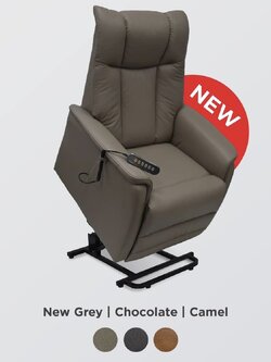 เก้าอี้พักผ่อนปรับไฟฟ้า ช่วยพยุงลุก-นั่ง Lift UP Chair หุ้มหนังแท้ผิวสัมผัส นุ่มสบายต่อการใช้งาน สำหรับผู้ที่มีปัญหาปวดหลัง ผู้สูงอายุ ผู้ป่วยหลังผ่าตัด ผู้ป่วยในระยะพักฟื้นหรือผู้ที่กำลังตั้งครรภ์ ช่วยพยุงตัวในการยืน (BEST SELLER)