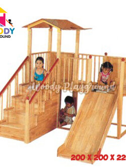 เครื่องเล่นสนามไม้ ชุดแสนซน 1