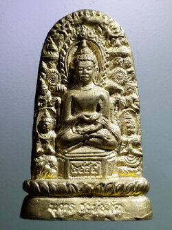 antig FB 92 เหรียญหล่อพระพุทธชยันโต หลวงพ่อทองโต เทพโลกอุดร เนื้อทองสตางค์