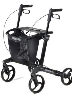 รถเข็นช่วยพยุงเดิน รุ่น Gemino 30 สามารถนั่งได้ พับเก็บได้ ใส่ของได้ รองรับน้ำหนักสูงสุด 150 กิโลกรัม แบรนด์ยุโรป (รุ่นยอดนิยม)