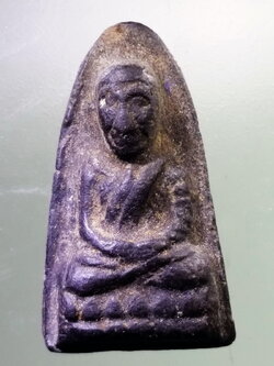 รหัสสินค้า หลวงปู่ทวด วัดต่างๆ 179 หลวงปู่ทวด วัดช้างให้ จ.ปัตตานี เนื้อดินเผา สร้างปี 2513 พระครูใบฎีกาขาวสร้าง พระรายการนี้ให้เช่าบูชาแล้ว