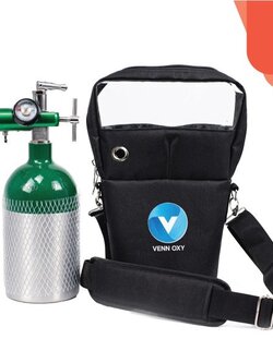 ชุดถังออกซิเจนอลูมิเนียม VennOxy 0.17 คิว