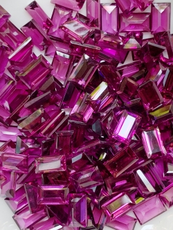 โรโดไลท์สี่เหลี่ยม 5x3 มม. 5 กะรัต