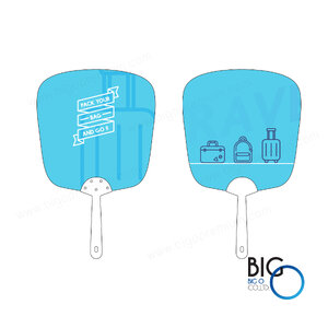 พัดพลาสติกทรงเหลี่ยม V.1