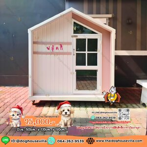 บ้านหมา บ้านแมว DogHouseVilla รองรับการติดแอร์