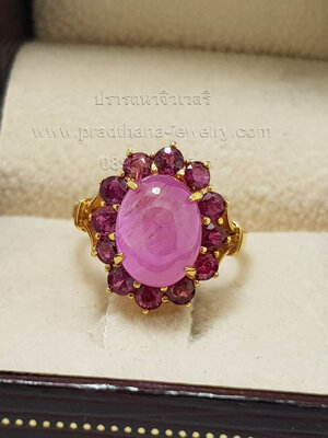 แหวนทับทิมล้อมทับทิม