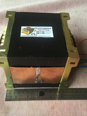 หม้อแปลง 55-0-55 12A ลงกล่อง 4.5"