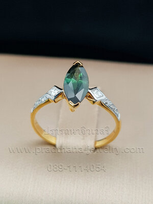 แหวนเขียวส่องมาคีส์ก้านเพชร