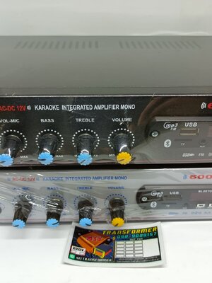 เครื่องขยายเสียง AC-DV 12V ใช้ในรถยนต์