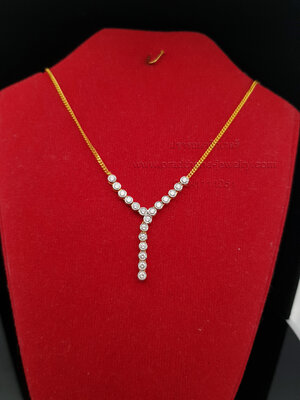 สร้อยคอเพชรไดมอนด์ไลน์