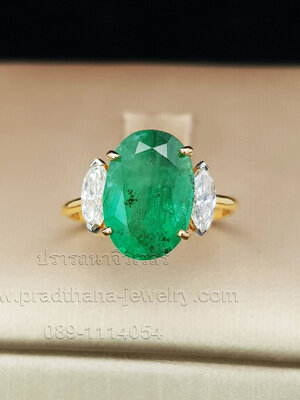 แหวนมรกตบ่าเพชรมาคีส์