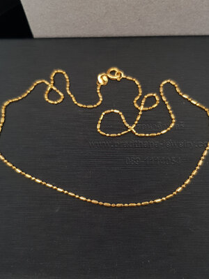 สร้อยคอลายไข่ปลาสั้นยาว **ขายแล้ว**