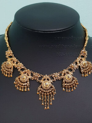 สร้อยคอระย้าเพชรซีกโบราณ