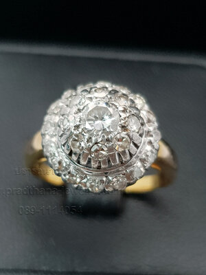 แหวนโบราณบัวคว่ำ **ขายแล้ว**