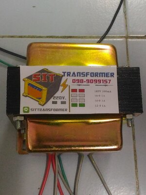 หม้อแปลง 185V 300mA