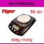 เครื่องชั่งดิจิตอล เครื่องชั่งอาหาร เครื่องชั่งในห้องครัว Kitchen Scale 500g ความละเอียด 0.01g ยี่ห้อ Tiger รุ่น TK-01 500g/0.01g