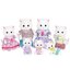 ตุ๊กตาเบบี้ฝาแฝดแมวเปอร์เซีย พร้อมขวดนมและจุกนม ซิลวาเนียนแท้ Persian Cat Twins : Sylvanian Families