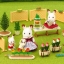 สวนพักผ่อนที่เต็มไปด้วยต้นไม้และดอกไม้สวยงามนานาชนิด ซิลวาเนียนแท้ Garden Set : Sylvanian Families