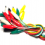 คลิปหนีบสายไฟ ปากจรเข้ Cable Wire Crocodile Clips 50cm คละสี 10 เส้น