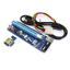 สายไรเซอร์ สำหรับขุดบิตคอยน์ Riser Card PCI-E Express 1x to 16x USB 3.0 Graphics