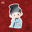 ตุ๊กตาอะคริลิคติดตู้เย็นตำนานจั้งไห่ XiaoZhan เซียวจ้าน