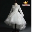 Gd32681 พร้อมส่งชุดเดรสออกงานเด็กสีขาว