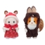 ตุ๊กตาเบบี้กระต่ายช็อกโกแลตและหมาชิฟฟอนในชุดการแสดง ซิลวาเนียนแท้ Chocolate Rabbit Baby & Chiffon Dog Baby – Fairy Tale Thetre : Sylvanian Families