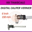 เวอร์เนียร์ดิจิตอล เครื่องวัดขนาด เครื่องมือวัดขนาด CALIPER VERNIER GAUGE 6 นิ้ว