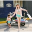 *พร้อมส่ง* ชุดว่ายน้ำ คู่แม่ลูก Sweet Bow Bikini
