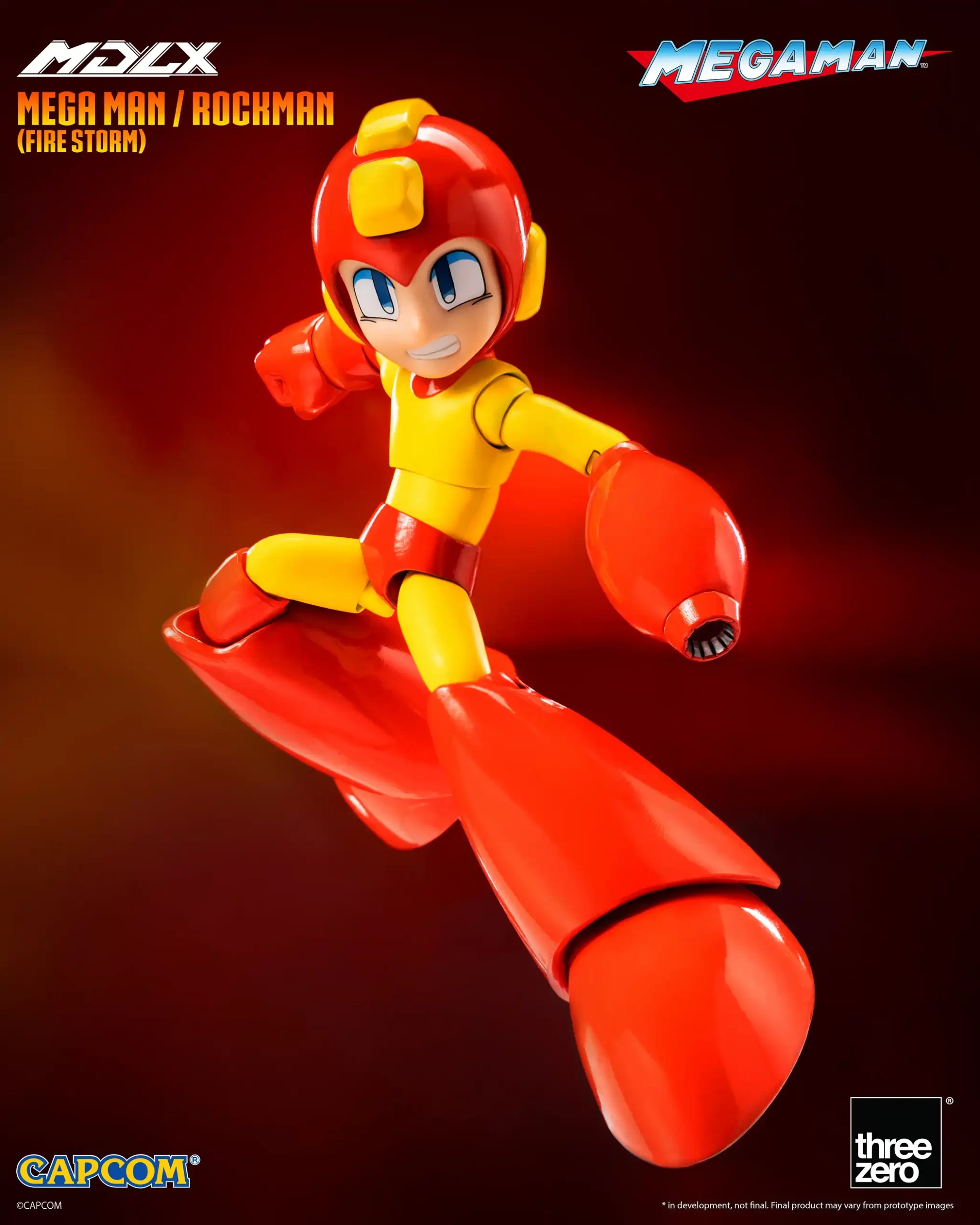 <preorder ปิดรับวันที่ 6/12/2024> เปิดรับPreorder มัดจำ 500 บาท Mega Man Fire Storm ver. 4" MDLX by Three Zero