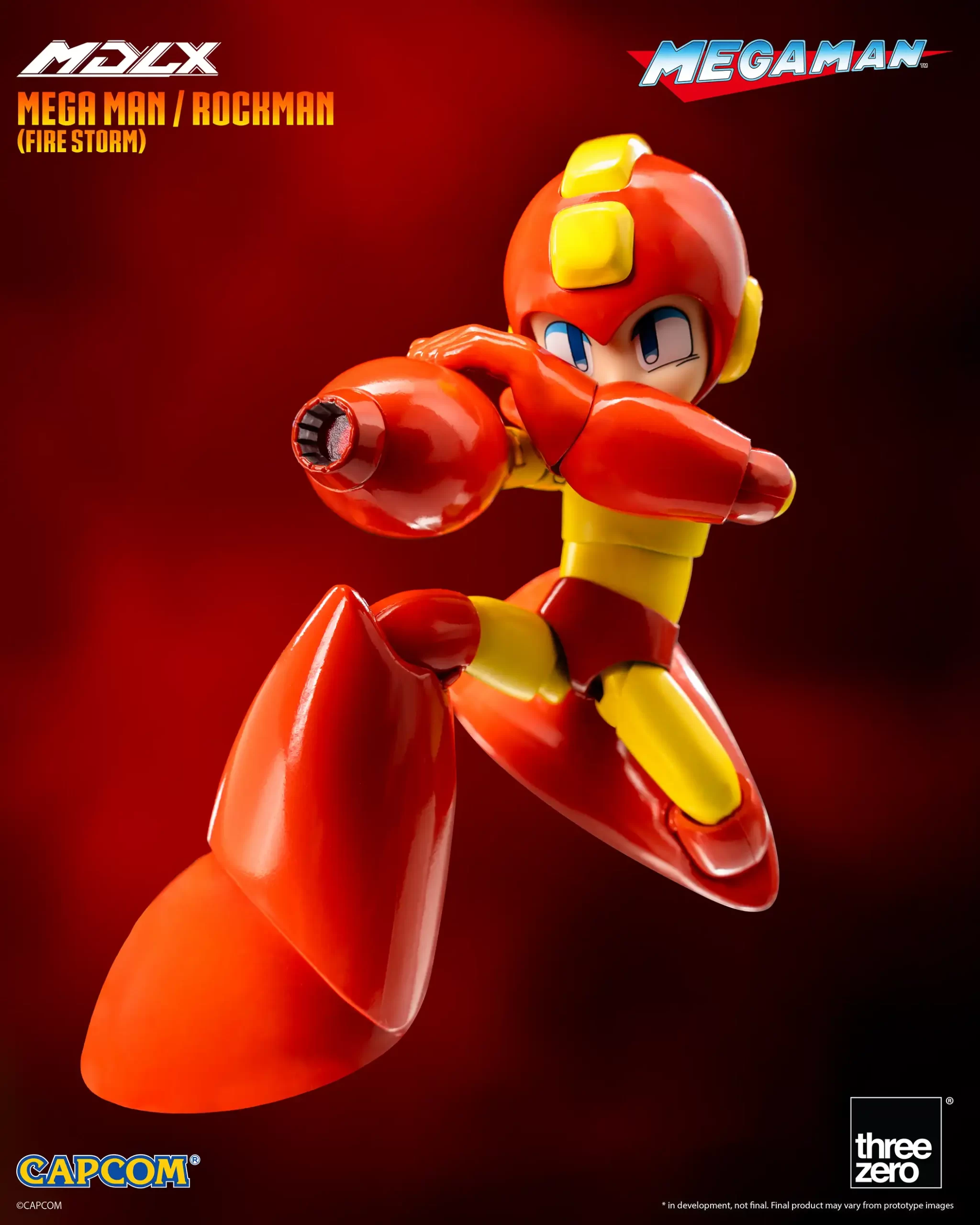 <preorder ปิดรับวันที่ 6/12/2024> เปิดรับPreorder มัดจำ 500 บาท Mega Man Fire Storm ver. 4" MDLX by Three Zero