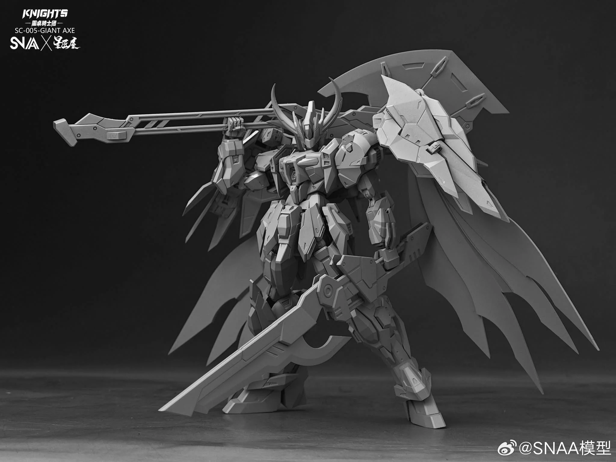 (Preorder ปิดรับที่ 4 คิว ) เปิดรับPreorder มัดจำ 50 บาท โมจีน SNAA 1/144 Lancelot